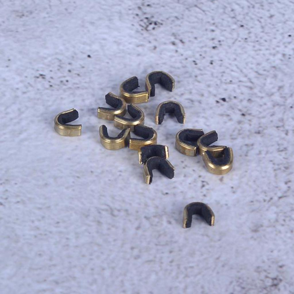 Archery Bow String Nocking Points Set Brass Buckle Clip Knocks,