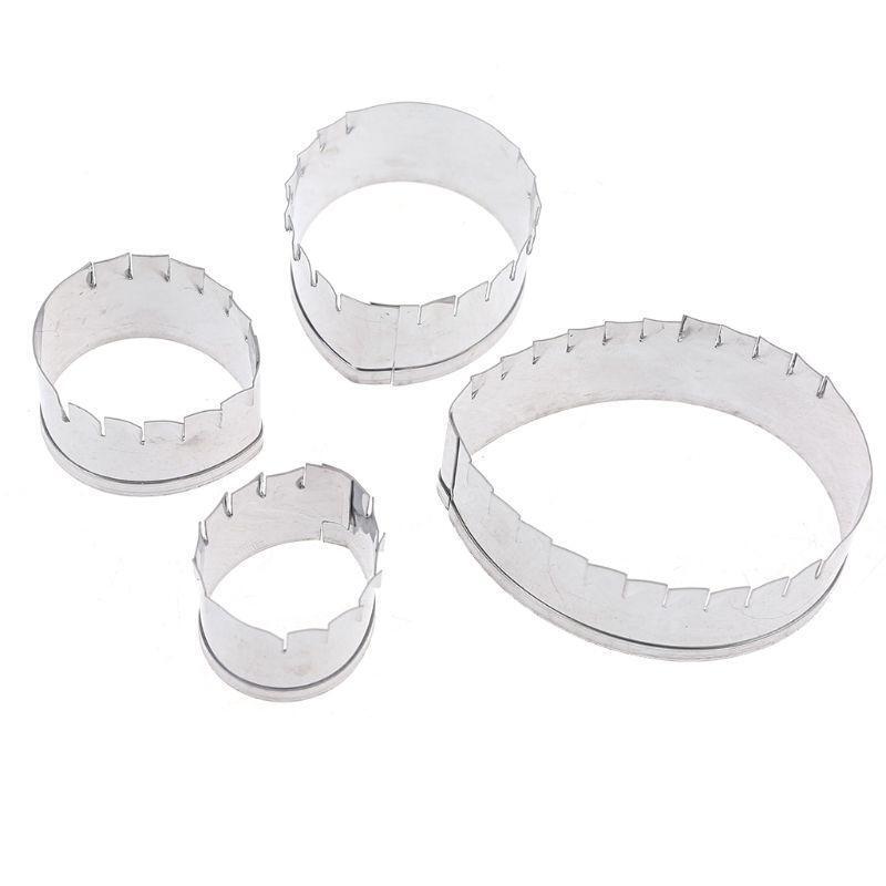 Fondant Cake Moulds Biscuits Sugar Skin Printing Flower Cutting Die DIY Baking