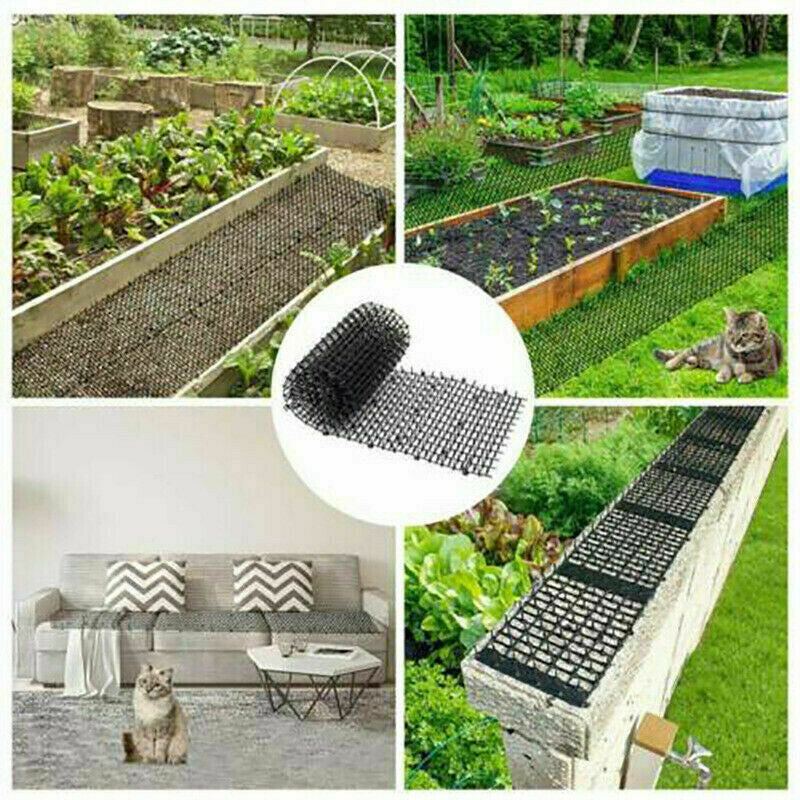 49*13cm Garden Anti-cat Pricking Mat Cat Deterrent Spike Pad Animal Scarer Tool