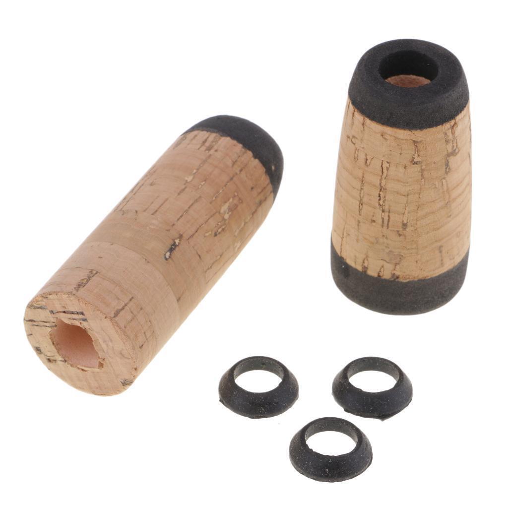 Fishing Rod Handle Universal Replacement Fishing Rod Cork Grip and Reel Seat