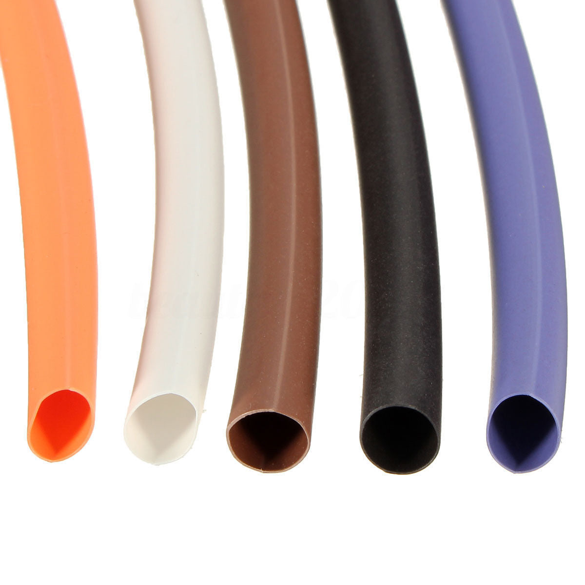 100Pcs Car Electrical Cable Heat Shrink Tube Tubing Wrap Sleeve 6 Sizes 5 Colors