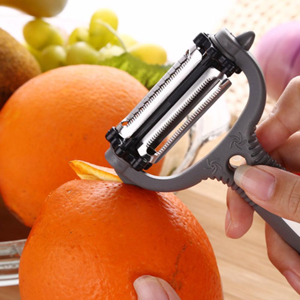 Multi-functional 3 in 1 Blades Rotary Vegetable Fruit Potato Carrot Peeler