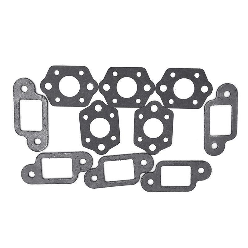 10Pcs Muffler Carburetor Gasket kit For 021 023 025 MS210 MS230 MS250 MS 210 230