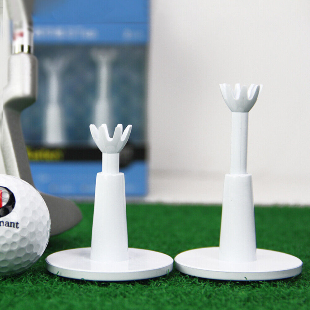 2pcs Adjustable Rubber Golf Tees Training Practice Golf Ball Holder Tees
