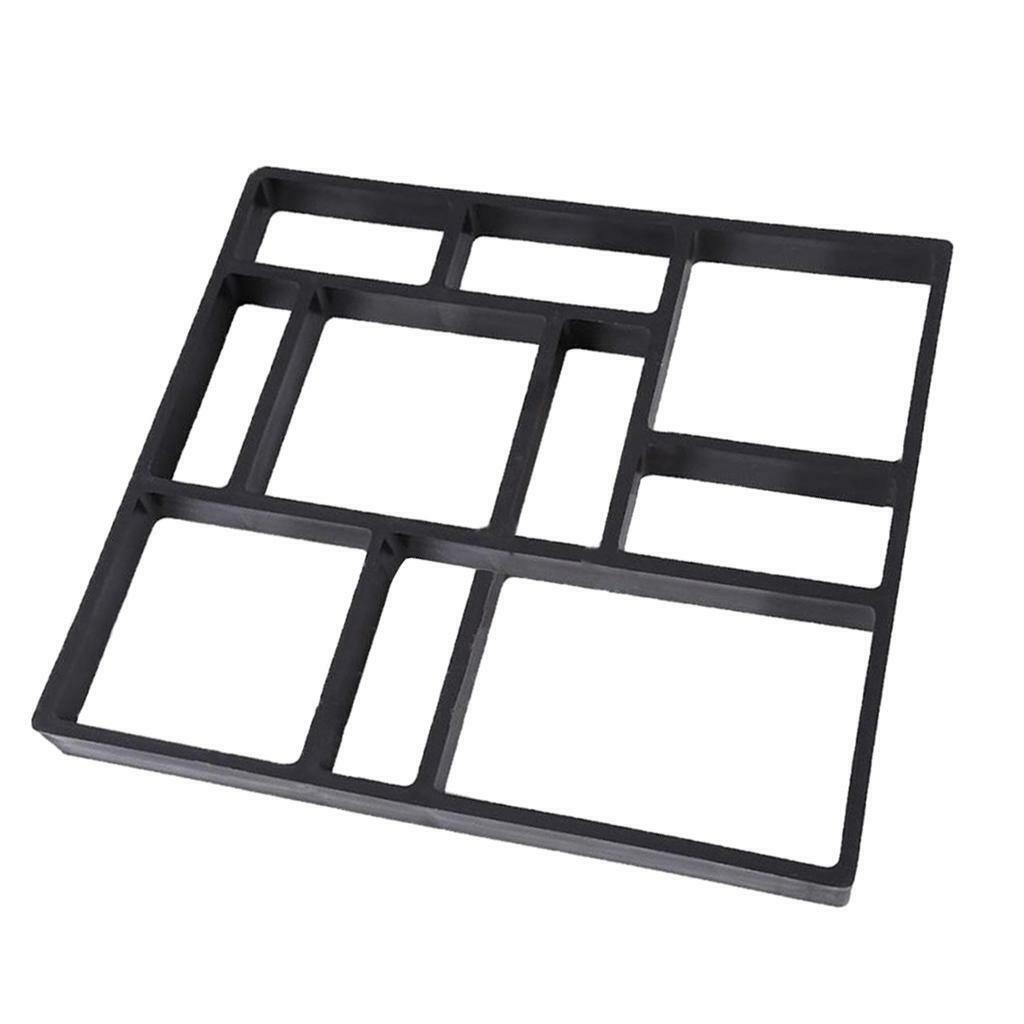 2pcs Concrete Molds Reusable  Stepping  Pavement maker Paver Yard