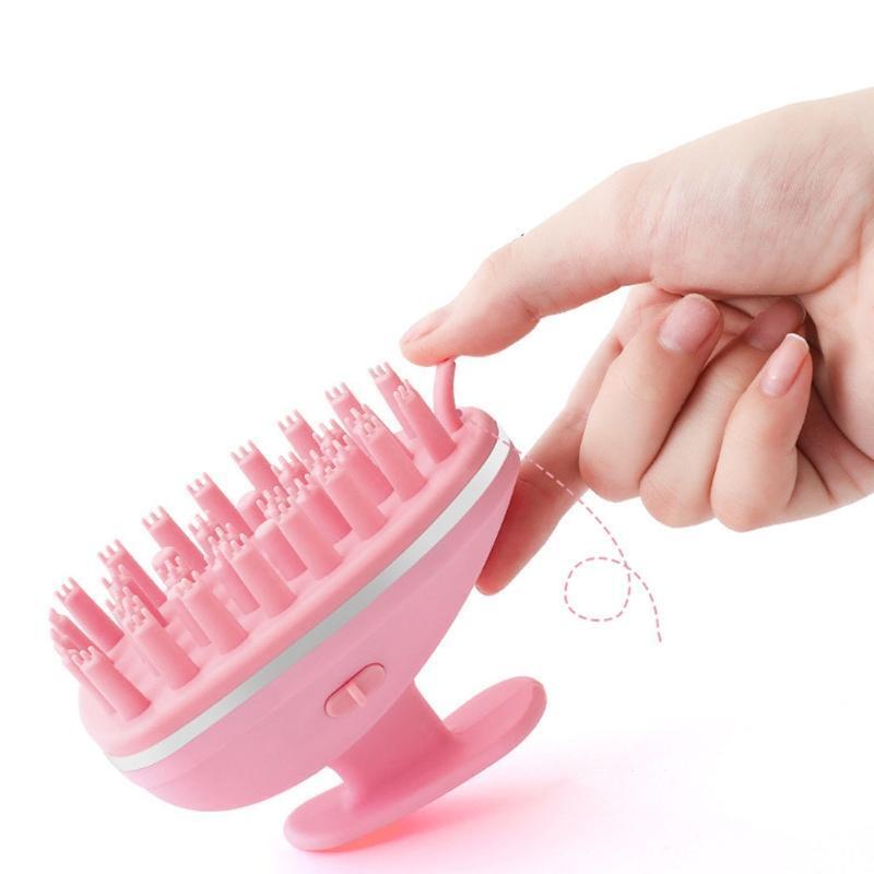 Electric Scalp Massager Comb Electric Hair Shampoo Brush 3 Vibration Modes