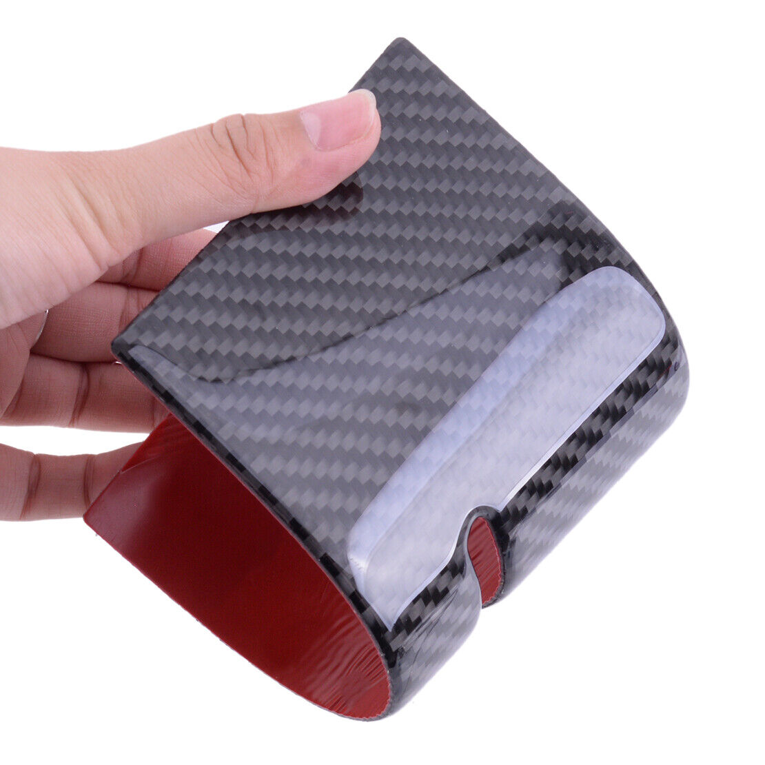 Carbon Fiber Console Storage Box Cover Trim Fit For Jeep Grand Cherokee 14-2018