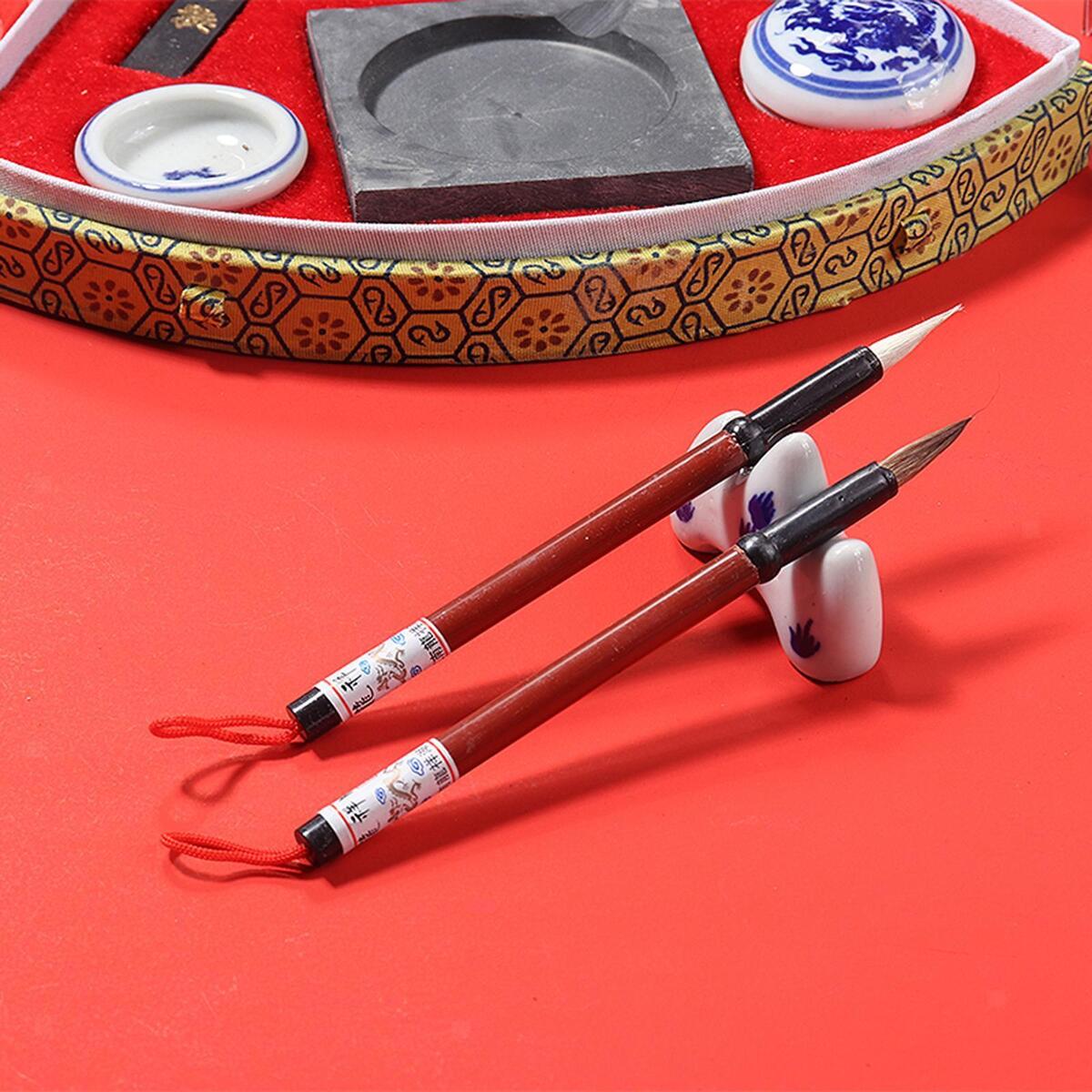 Oriental Chinese Calligraphy Brushes Set Drawing Ink Stick for Chinese Gifts