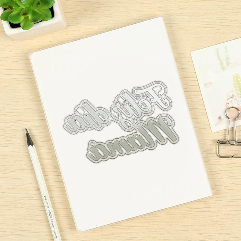 Mama Metal Cutting Dies Stencil DIY Scrapbook Album Paper Card Template Mold