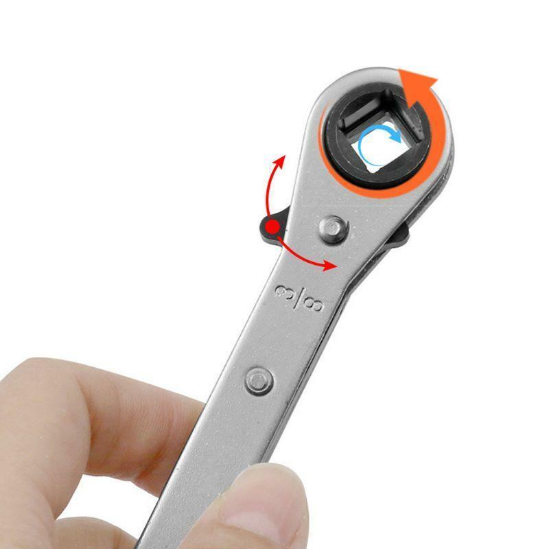 3/16" 1/4" 5/16" 3/8" Double End Ratchet Wrench Air Conditioning Refrigeration