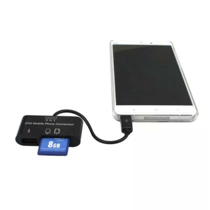 USB Type C SD Card Reader, USB 3.0 Docking Station OTG Adapter for Mobile Phone