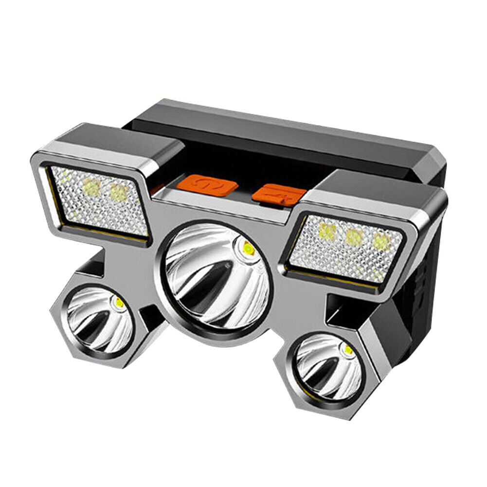 350LM LED Headlamp USB Rechargeable Waterproof Outdoor Fishing Headlight