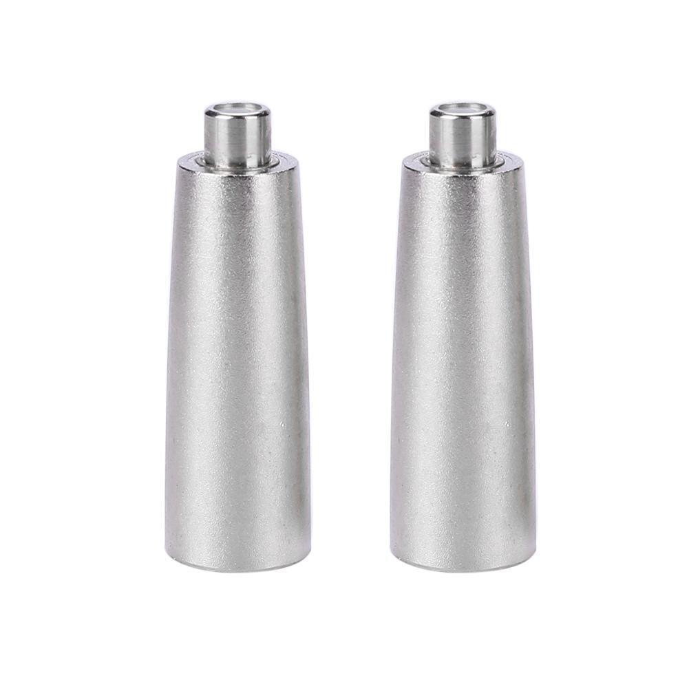 2pcs Metal XLR 3 Pin Male to RCA Female Audio Jack Adapter Plug Connector