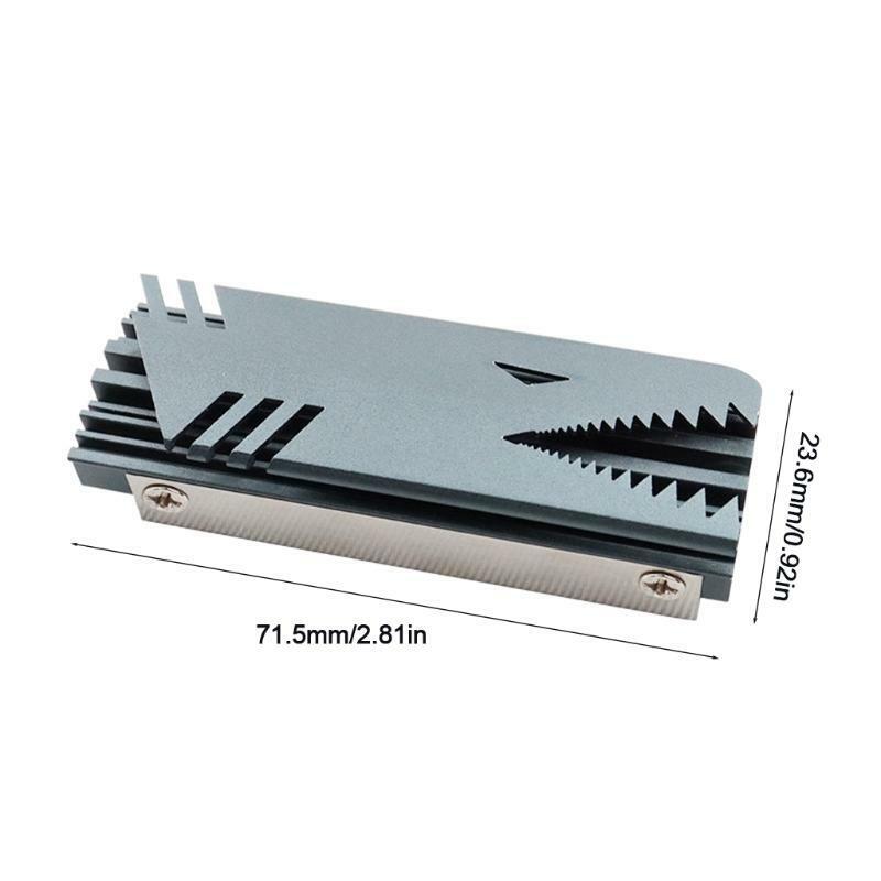 Aluminum M.2 SSD Hard Drive Radiator Double Side Cooling PCIE NVME 2280 Heatsink