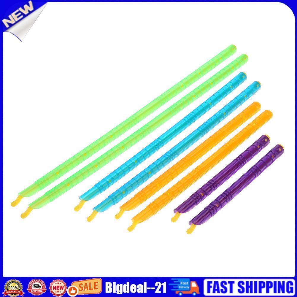 8pcs Plastic Seal Stick Storage Chips Bag Fresh Food Grip Sealing Clamps