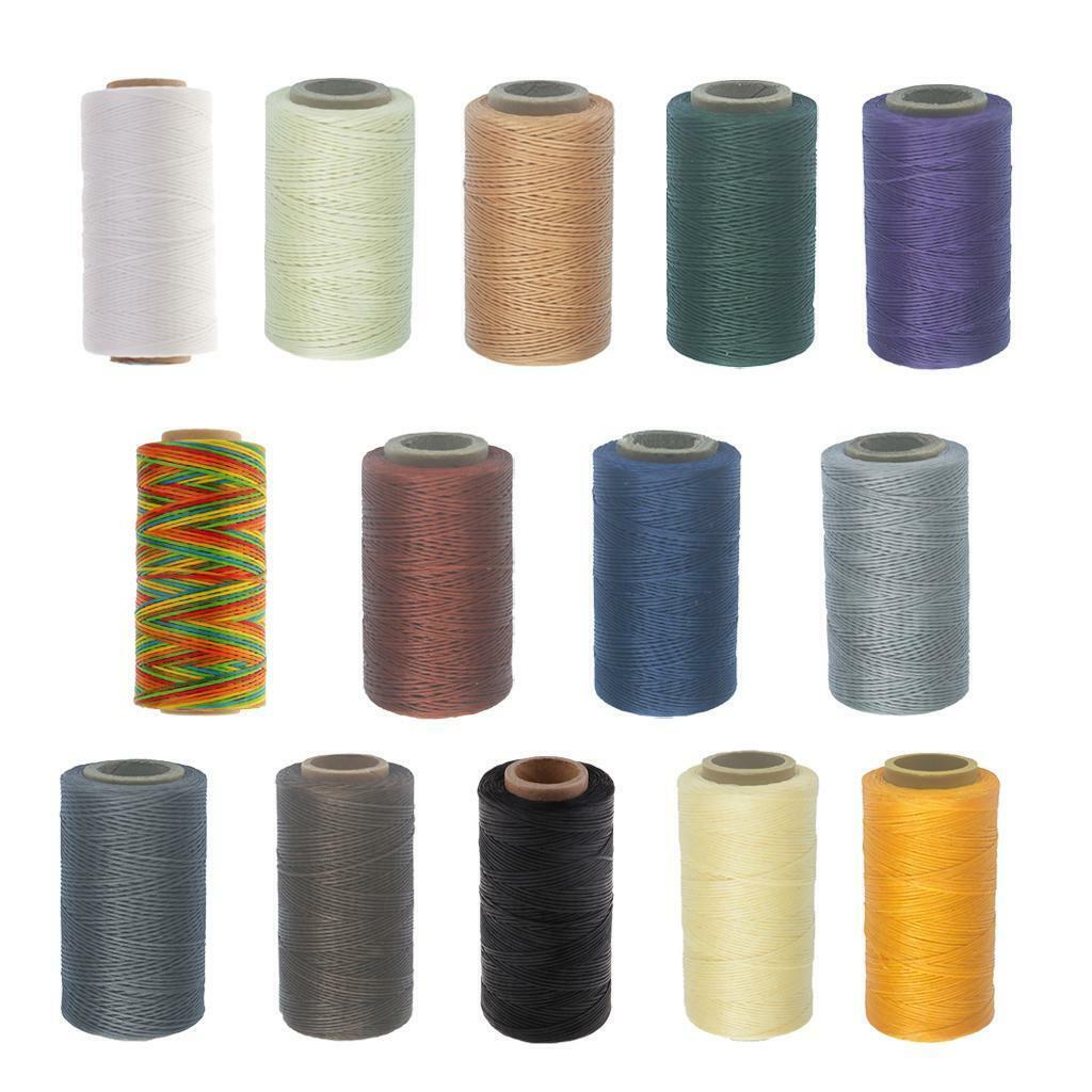 2Pcs 260M 150D 0.8mm Leather Sewing Waxed Thread -stitched Cord Supplies