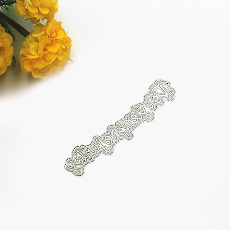 Photo Album Making DIY Crafts Words Cutting Dies Decor Paper Crafts Holiday Gift