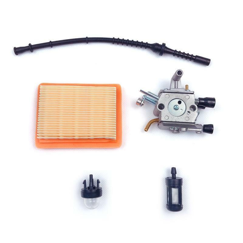 Carburetor Kit for Stihl FS400 FS450 FS480 String Trimmer Brush Cutter Fuel Line