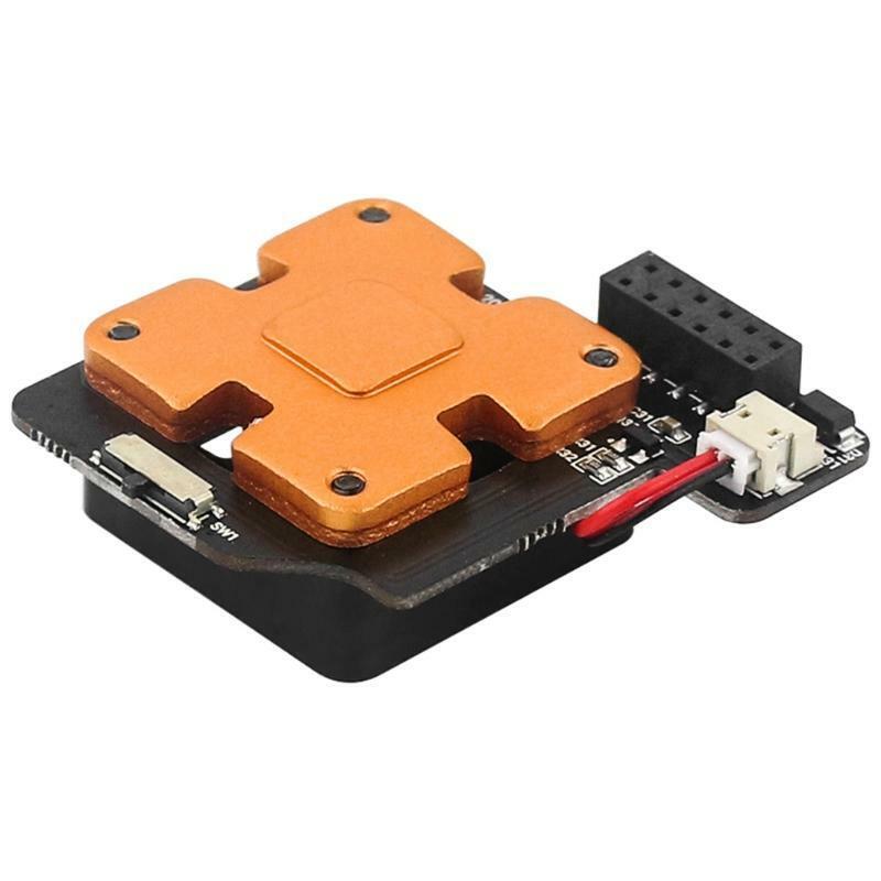 Speed Control Cooling Fan Pure Copper Metal Bottom Heatsink Fan for RPi 4B/3B+3B