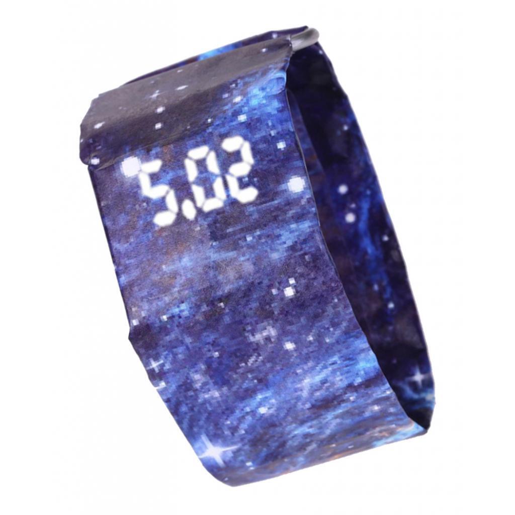 Women Ladies Men Kids Digital LED Waterproof Paper Sport Wrist Watches Gift