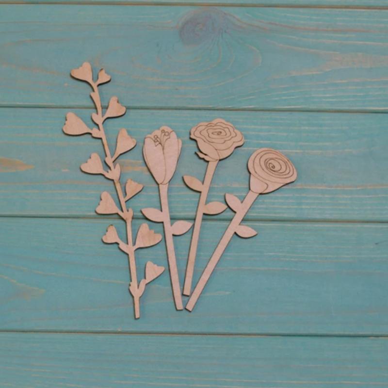 Bouquet Metal Cutting Dies Stencil DIY Scrapbooking Album Paper Card Template