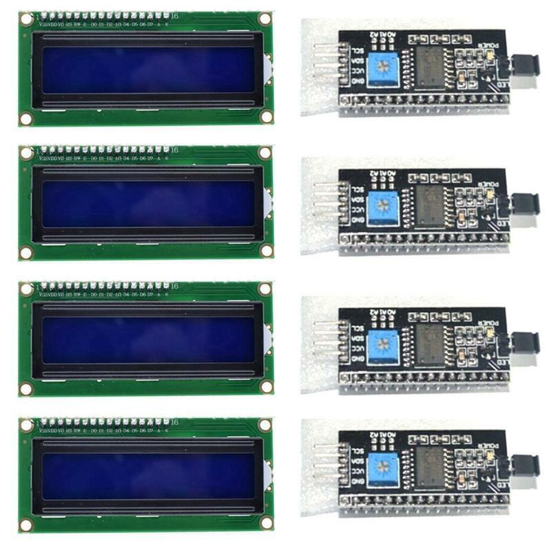8 Pieces IIC/ I2C/ TWI LCD Serial Interface Adapter and LCD Module