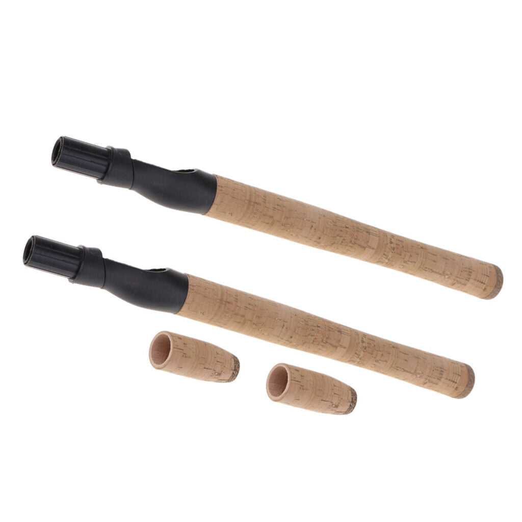 2 Set Fishing Rod Building  Composite Cork Handle Grip and Reel Seat