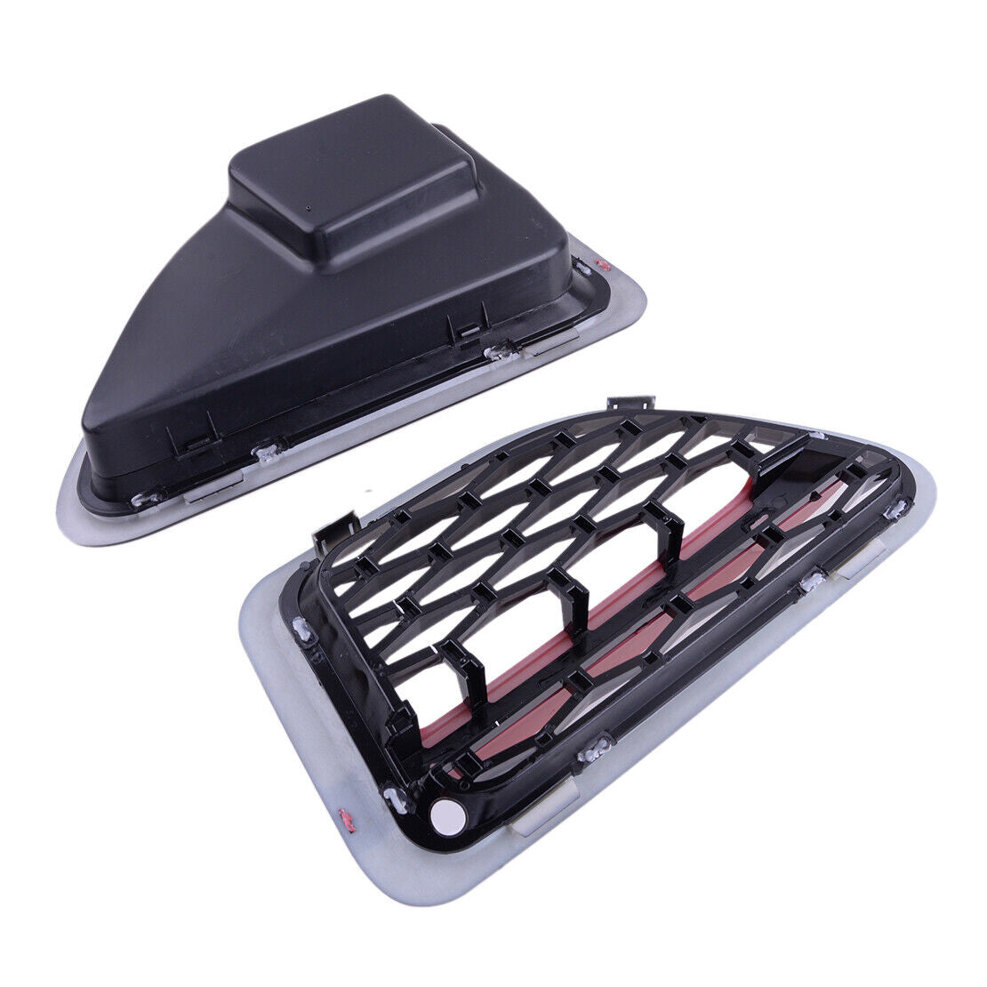 Black Side Air Vent Intake Fender Cover Trim Fit For Range Rover Sport 2005-2009
