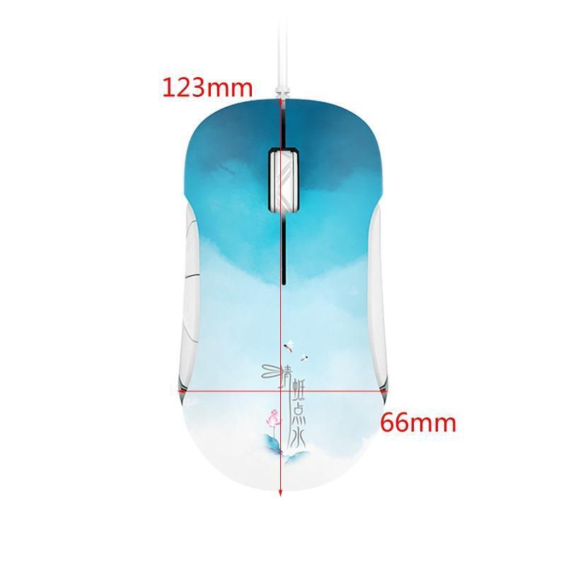 Wired Gaming Mouse Wired USB Mouse Adjustable 7-Level DPI Game Mice Laptop PC