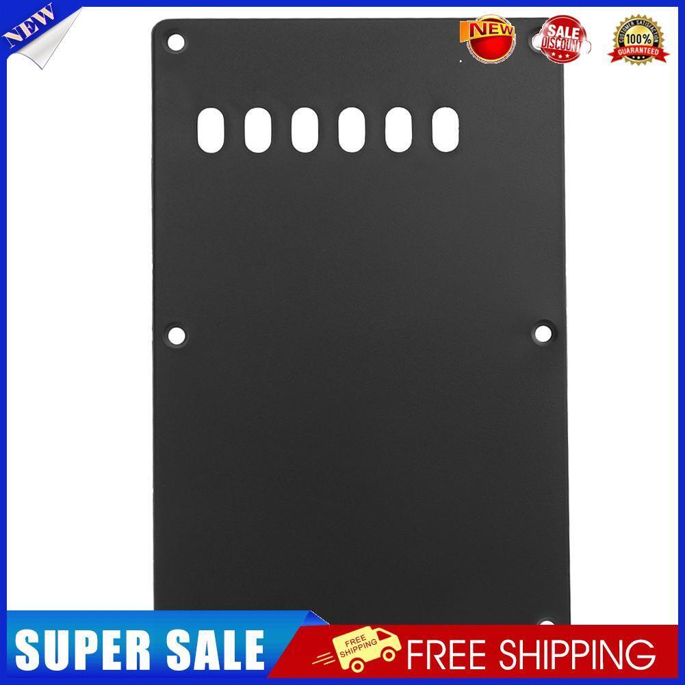 Guitar Tremolo Spring Backplate Cover for ST SQ Electric Guitar(Black)