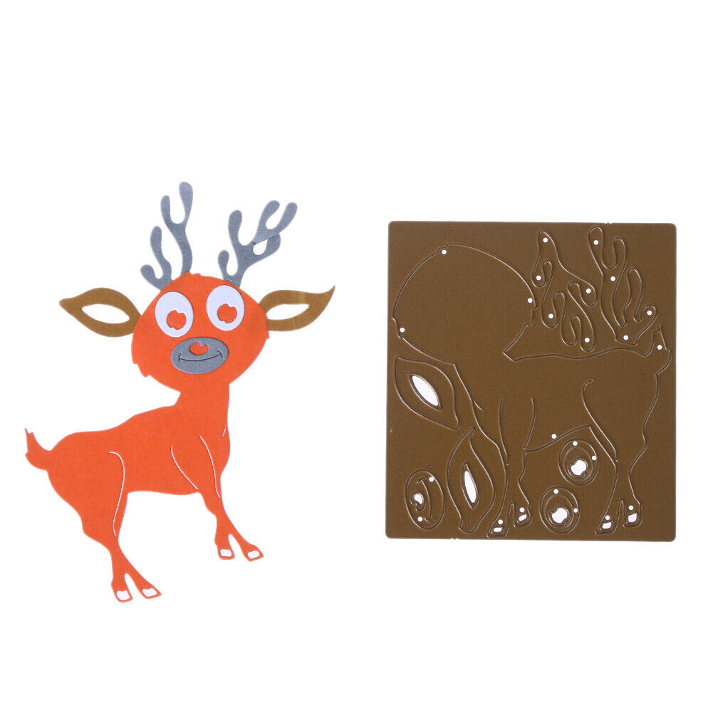 Female Deer DIY Metal Cutting Die Stencil Scrapbook Embossing Decor Craft-1