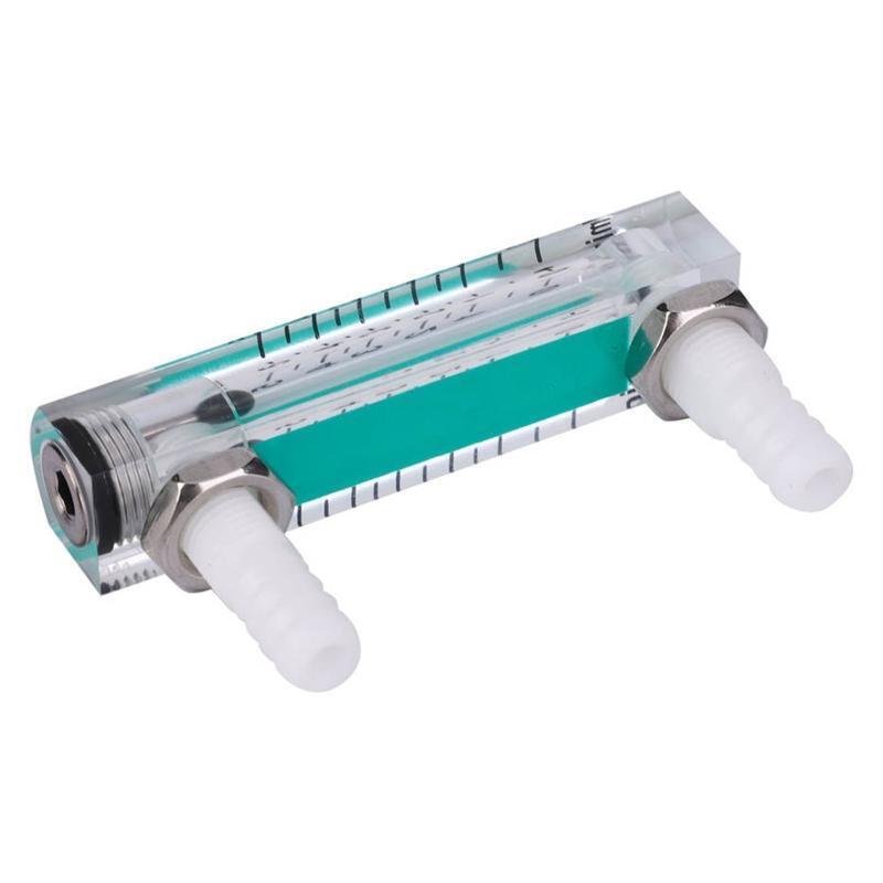 Air Oxygen Flowmeter With Valve 70mm Hose Barb Pressure 0.1Mpa 1-5LPM/Min