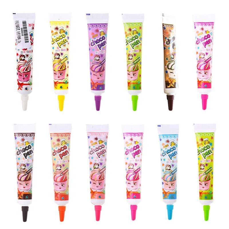 Food Grade Food Decorating Pens with Squeeze Tube Decorating Pen Lunch Box Gift