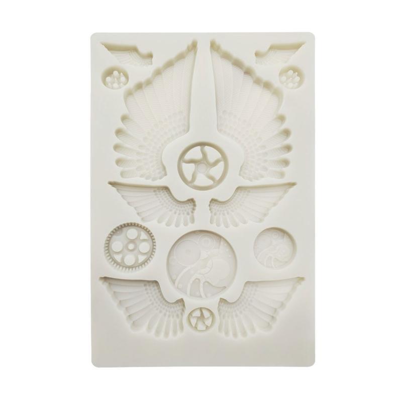 Decorating Gadgets Gears Cupcake Toppers Fondant Molds Candy Chocolate Moulds