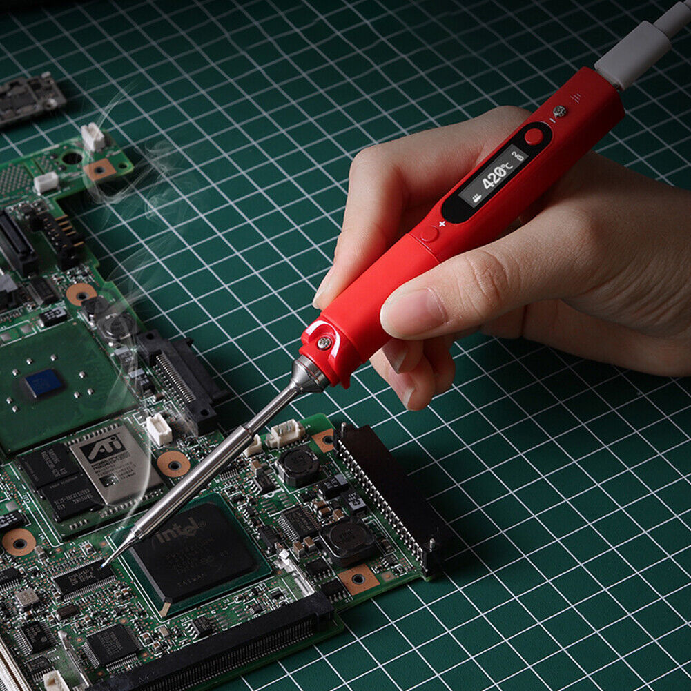Adjustable Temperature Mini Soldering Iron 60W LED Display Electric Solder
