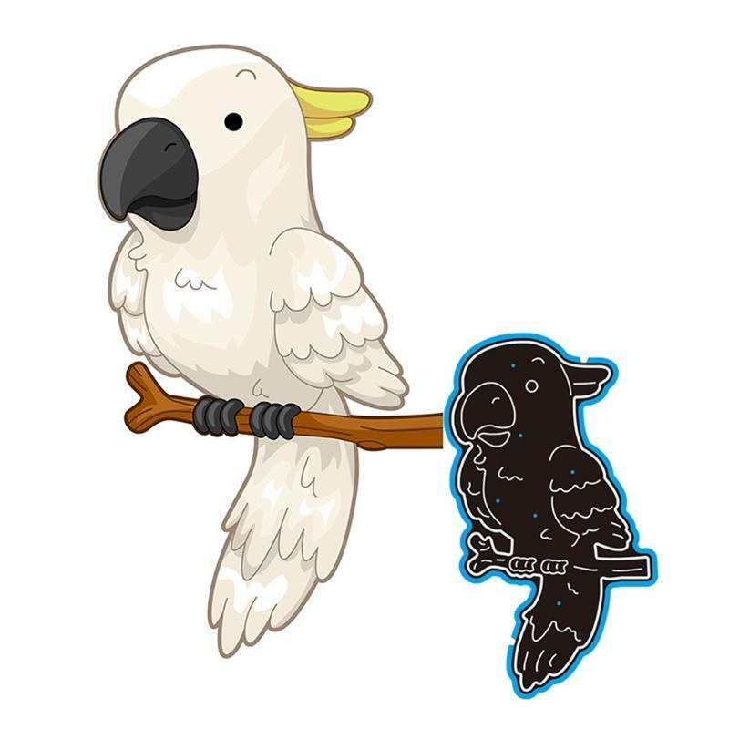 Parrot Metal Cutting Dies Stencil Scrapbooking DIY Album Stamp Paper Card Emboss