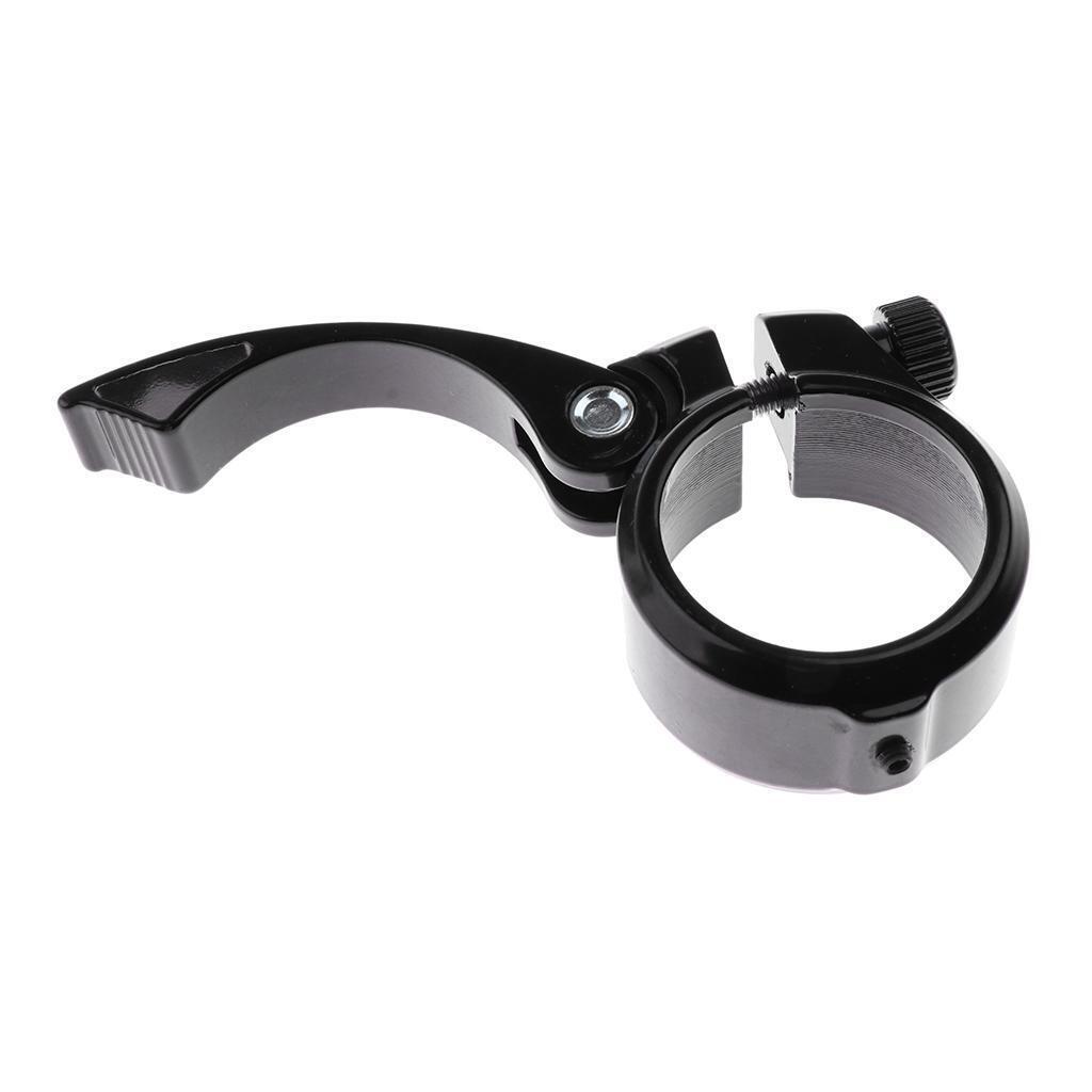 Aluminum  Alloy MTB BMX Bike Seat Post Clamp Quick Release Ultralight Bike Tube