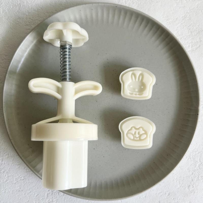 Toast Shaped Stamps Moon Cake Moulds for Mid-Autumn Festival DIY Baking Mooncake
