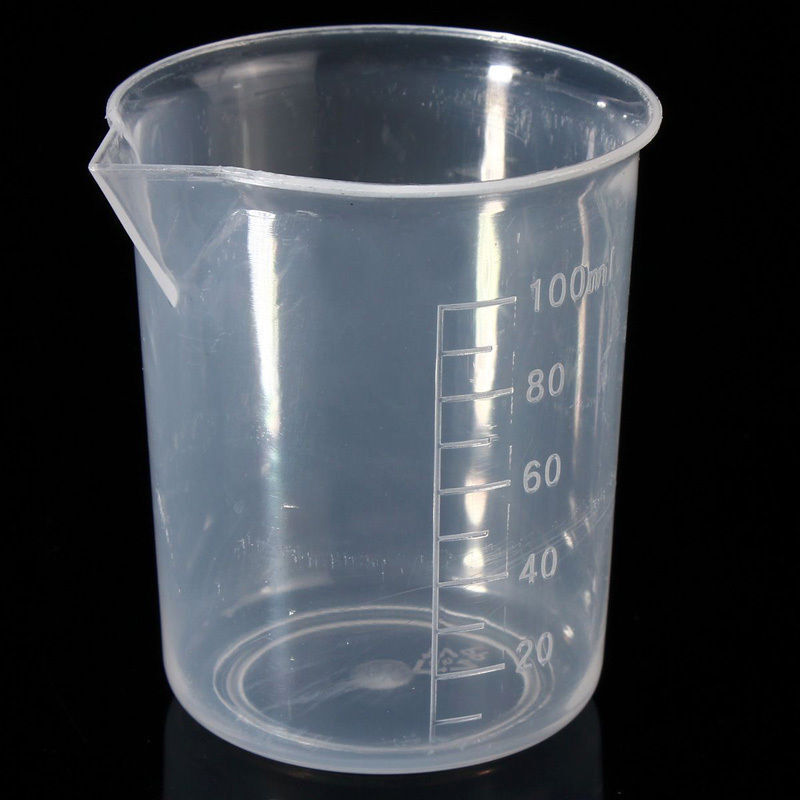 100ml Laboratory Lab Test Measurement Measuring Graduated Beaker Cup Mug Jug