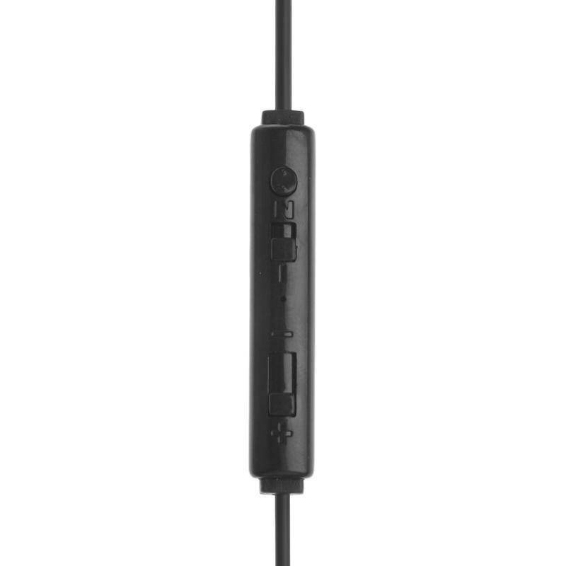 New 3.5mm Air Tube Anti-radiation Stereo In-Ear Single Headset Earphone With Mic