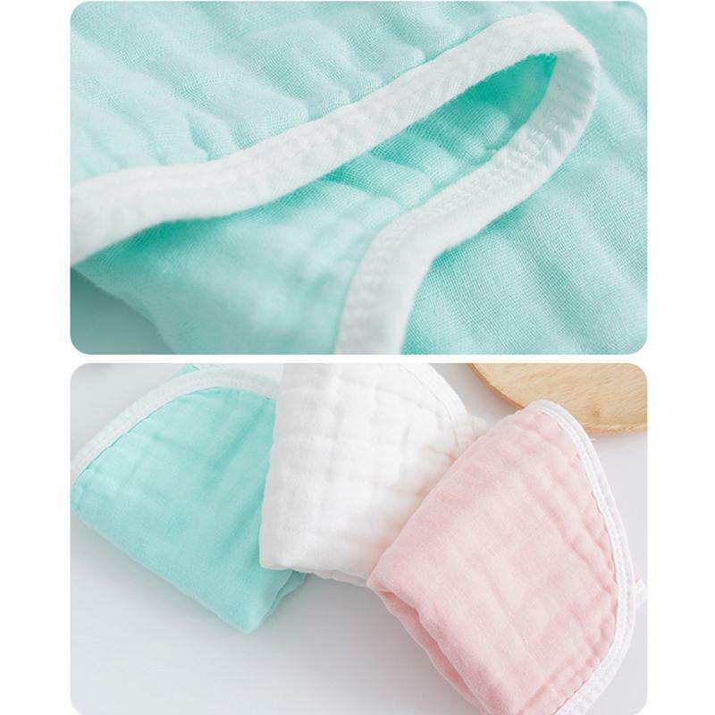 5 Pcs Baby Bib 6 Layers Multi Use Burping Cloth Absorbent Towels Burping Rags