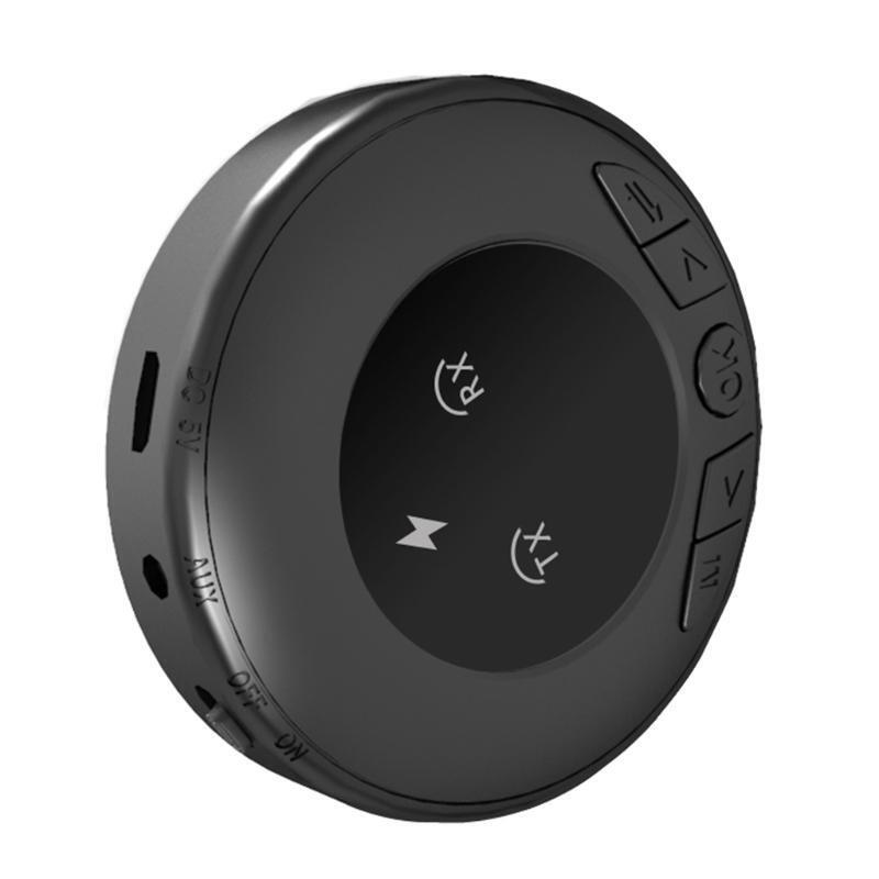 Bluetooth-compatible5.0 Transmitter Receiver AUX Audio Port 250mAh Battery