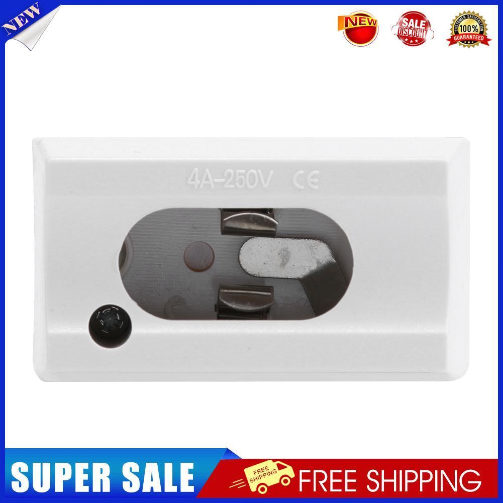 S14S Lamp Holder AC85-250V Mirror Wall Light Socket Base Adapter (White)