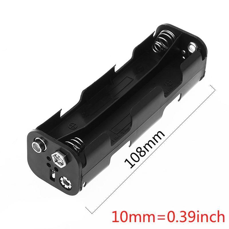 Battery Holder 8 x AA Long Strip Back Case 12V Dual Layers Double-Sided Box 6V