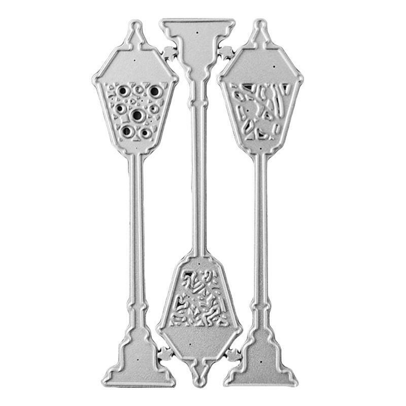 Street Lamp Metal Cutting Dies Stencil Scrapbooking DIY Album Stamp Paper Card