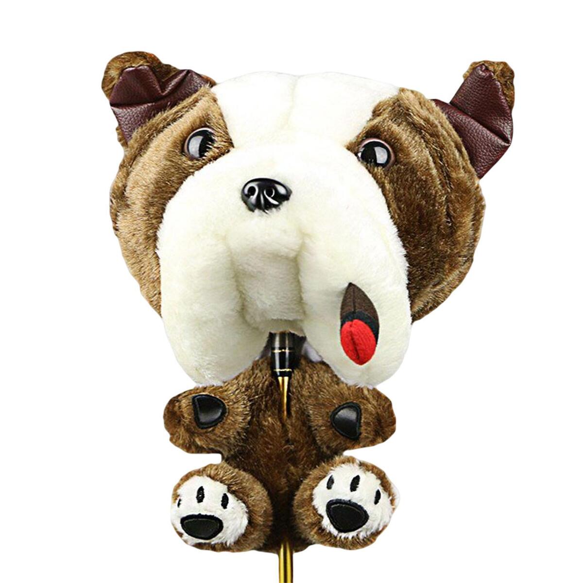 Dogs Golf Club Headcover Wood Head Covers for 460cc Driver Long Durable