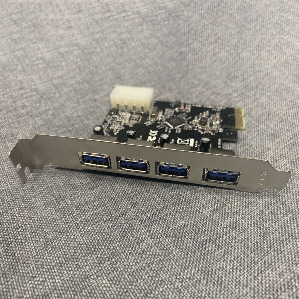 4 Ports PCI-E to USB 3.0 HUB PCI-E Express Expansion Card Adapter Connector