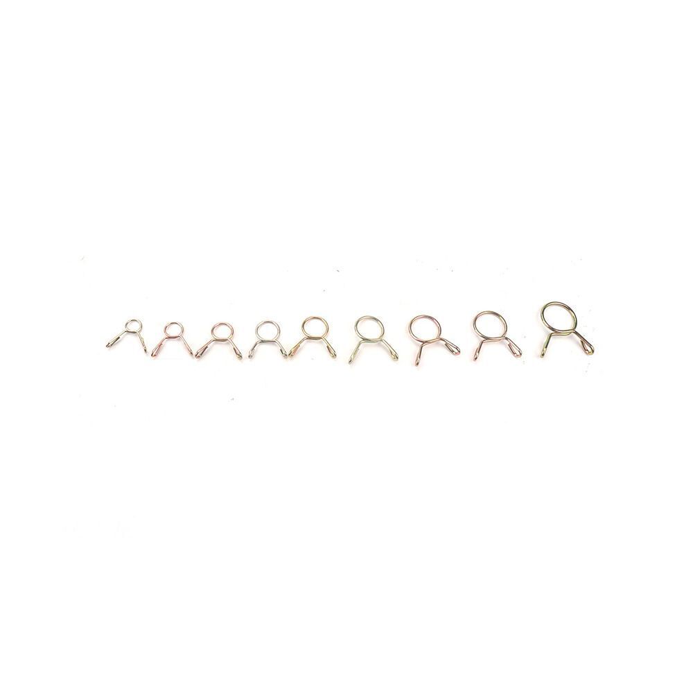Fuel Line 420pcs/box Pipe Clips Spring Pipe Clips Water Pipe Buckle Hose Clamp