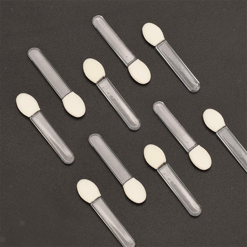 10pcs Disposable Eyeshadow Brush Sponge Tipped  Makeup Tool , Eyeshadow