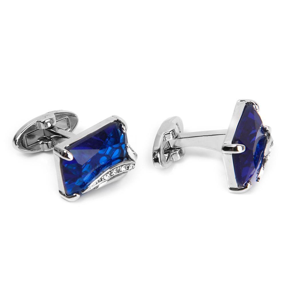 Fashion  Rhinestone Crystal Cufflinks Suit Shirt Cuff Links Men'